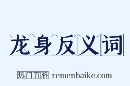龙身反义词是什么意思的图片
